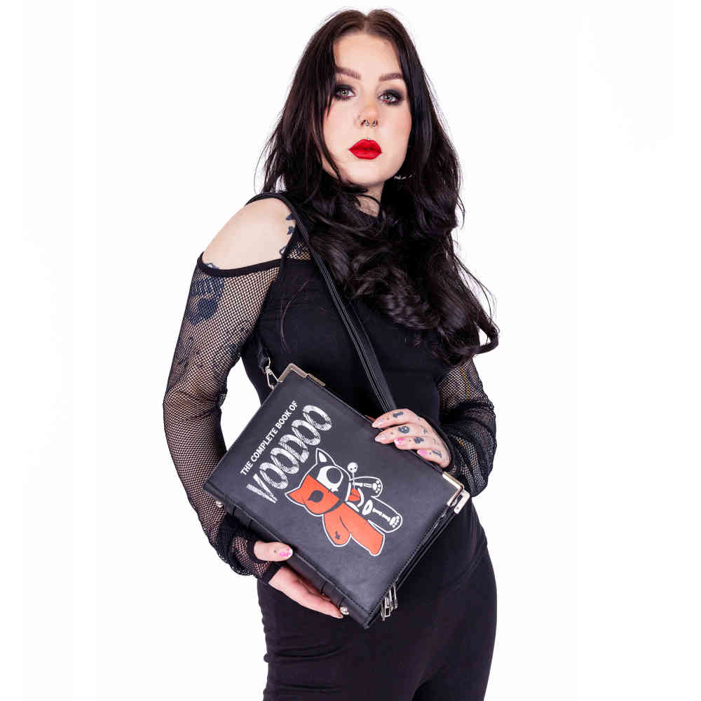 Cupcake Cult - Voodoo Book Sac d'épaule - Noir